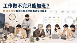 工作做不完好厭世？「敏捷工作法」讓你工作再多也能準時下班